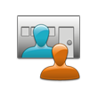 View On or Off Premises Employees icon (version 1)