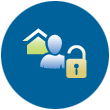Single Non-Home Employee Restriction Override icon (version 2)